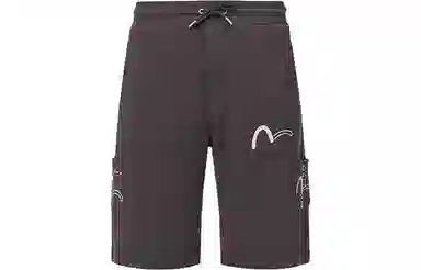 EVISU SS22 Seagull Print Multi-Pocket Shorts