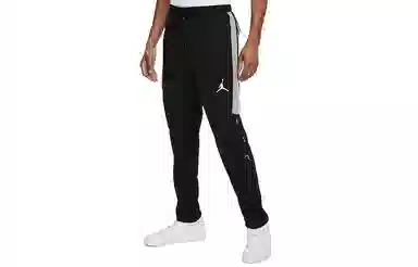 Jordan Air Logo Knit Pants Black