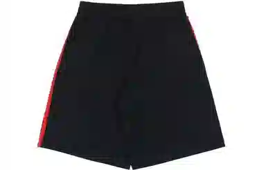 Palm Angels Rainbow Side Shorts Black