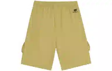 New Balance Logo Pocket Shorts Khaki