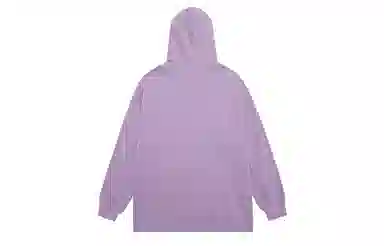 URBAN STANDARD Letter Embroidered Hoodie Purple
