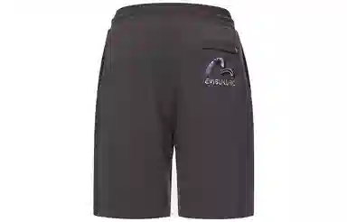 EVISU Ukiyo-e Seagull Logo Shorts Dark Grey