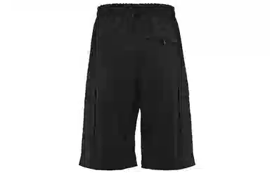 Y-3 Wool Cargo Shorts Black