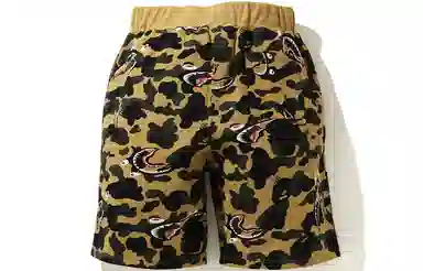 A BATHING APE Shark Camo Shorts