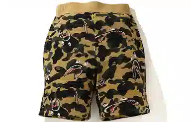 A BATHING APE Shark Camo Shorts