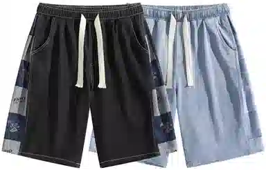 FIDO DIDO Retro Checkered Denim Shorts