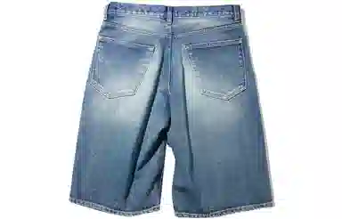 NAUTICA JAPAN SS22 Bleach Washed 5 Pocket Denim Shorts