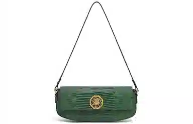 宫选 八面玲珑系列单肩腋下包优雅时尚腋下法棍包 女款