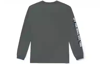 Vans Logo Crewneck Long Sleeve Grey