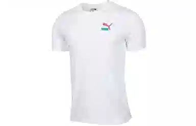 Puma Logo Tee White