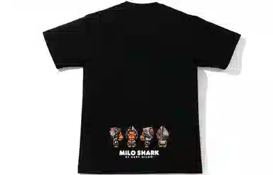 A BATHING APE Shark Hoodie Print T-Shirt