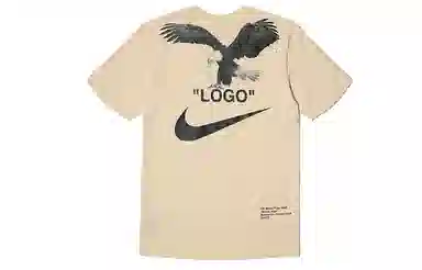 OFF-WHITE Large Logo T-Shirt Vanilla