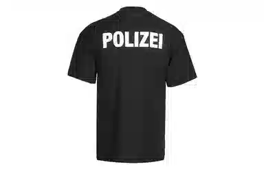 Vetements Logo Print T-Shirt Black