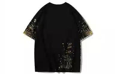 LAMLICKA Little Devil Print T-Shirt Black