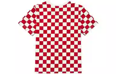 Vans Checkerboard T-Shirt Red