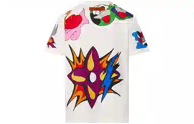 Louis Vuitton SS21 Cartoon Logo T-Shirt White