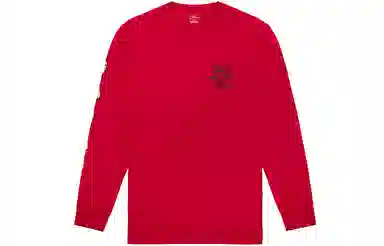 Vans x The Simpsons Long Sleeve Tee Red