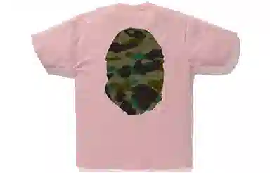 A BATHING APE 1st Camo Ape Head Sakura Pink