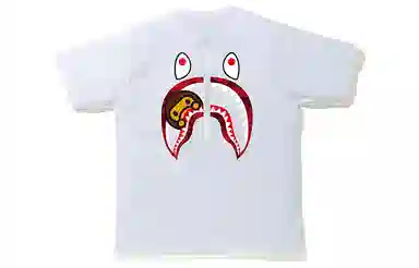 A BATHING APE ABC Camo Milo Shark Tee