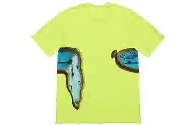 Supreme The Persistence of Memory Tee Neon Green