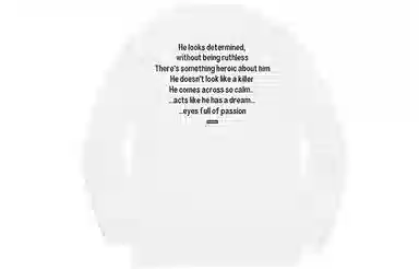 Supreme The Killer L/S Tee White