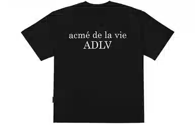 acme de la vie ADLV Logo Graffiti Girl T-Shirt Black