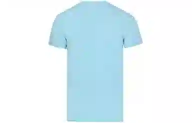 Versace Logo Print T-Shirt Light Blue