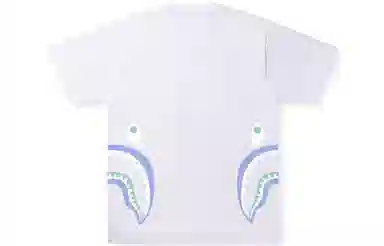BAPE SS22 Text Code Camo Side Shark Tee T