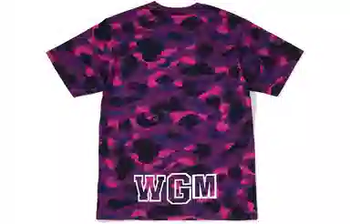 A BATHING APE Color Camo Shark Tee