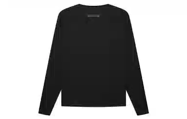 Fear of God Essentials FW21 Thermal Henley Ls Black T