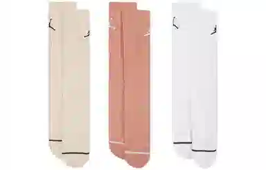 Jordan Socks Pink/White/Beige