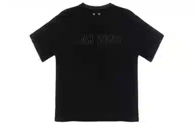 TEAM WANG Velvet T-Shirt Black