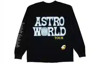 Travis Scott Cactus Jack Astro World Long Sleeve Tee Black