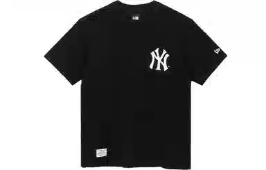 New Era MLB Yankees Crewneck Tee Black
