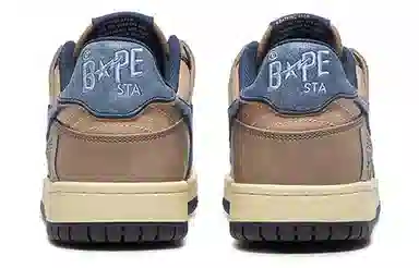 A BATHING APE SK8 Sta Grey Brown Blue