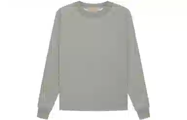 Fear of God Essentials SS22 Relaxed Crewneck Dark Oatmeal Logo
