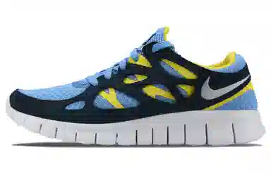 Nike Free Run 2.0 Blue Yellow