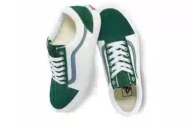 Vans Old Skool White Green