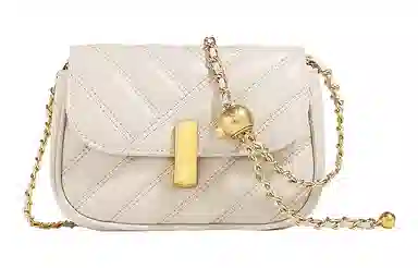 妙迪 经典菱格小众时尚 羊皮 链条包腋下包单肩斜挎包 女款 多色