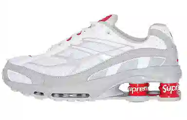 Supreme x Nike Shox Ride 2 White Grey Red
