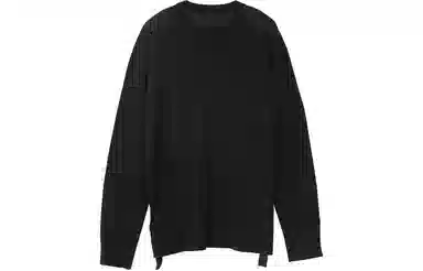 速写 圆领长袖套头时尚休闲毛衣 男女同款