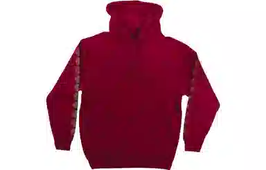 Thrasher x INDEPENDENT Flame Logo Hoodie Red