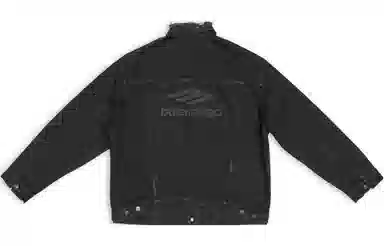 Balenciaga Denim Jacket Black