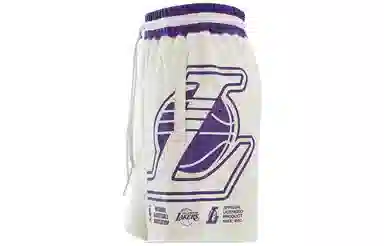 Nike Lakers Logo Basketball Shorts White