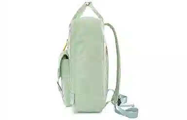 音魅 大容量旅行初高中学生大学生上课韩版 尼龙 电脑包旅行书包背包双肩包 常规 女款 米白/浅绿