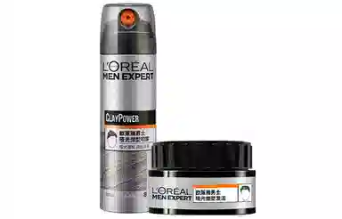 欧莱雅 男士哑光发泥喷雾套装