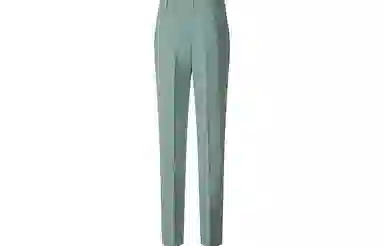 MaxMara Studio FW22 Slim Fit Trousers Mint Green