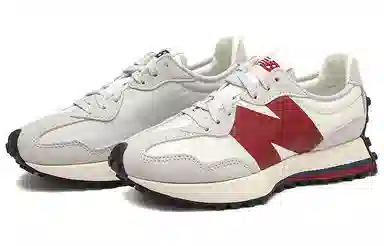 New Balance 327 White Blue Red