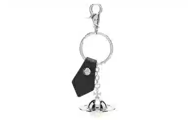 Vivienne Westwood Saffiano 3D Orb Keyring