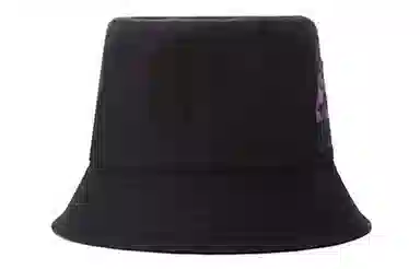 Valentino Cotton Appliqué Bucket Hat Black
